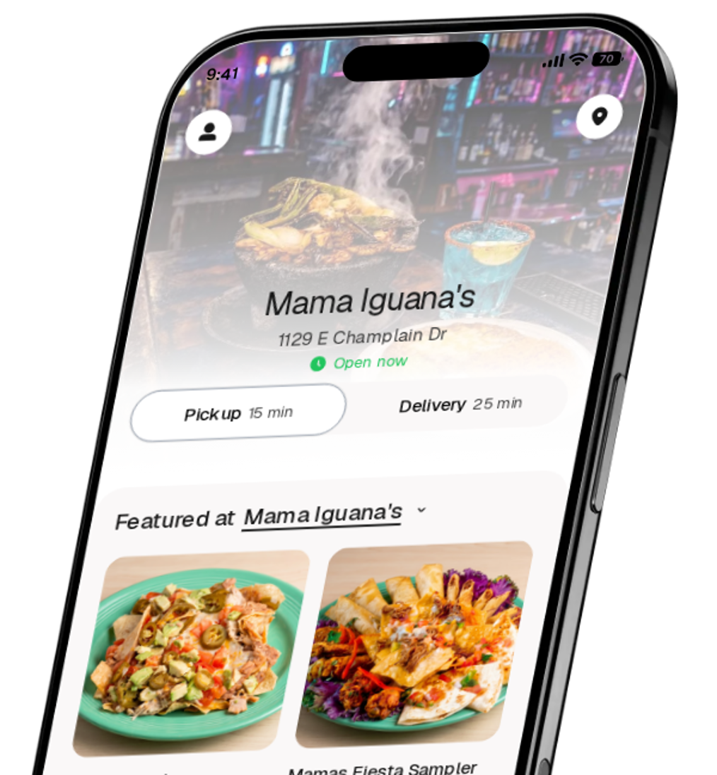 Mama Iguana's app preview
