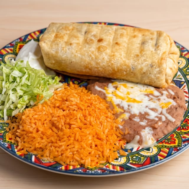 Chimichanga Dinner.